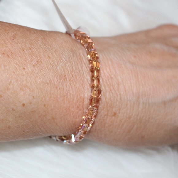 Alex and Ani, Embrace the Power of Positivity Starry-Eyed wrap Bracelet in Blush - Picture 4 of 6